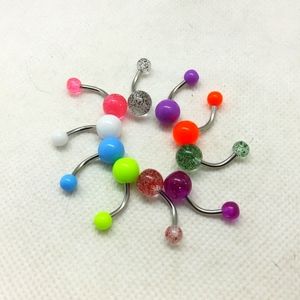 NEW!  NAVEL RINGS pkg of 10